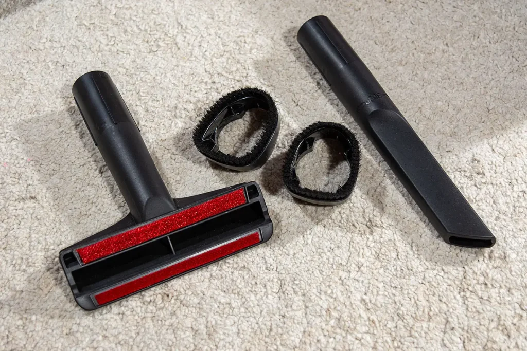 Akcesoria odkurzacza Tefal X-Force Flex 16.60 – ssawka do tapicerki z włosiem, ssawka szczelinowa i dwie ssawki EasyBrush