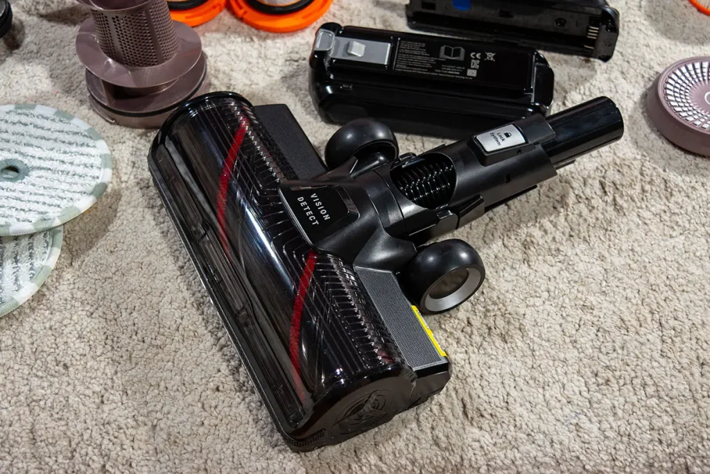 Elektroszczotka Vision Detekt odkurzacza Tefal X-Force Flex 16.60 – wałek z systemem antysplątaniowym i diodami LED